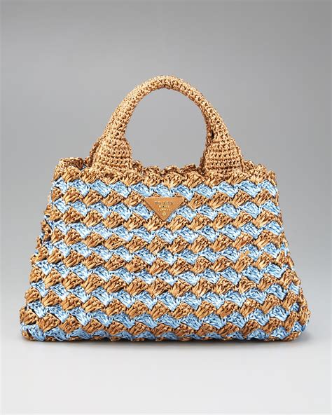 how to crochet prada raffia bag